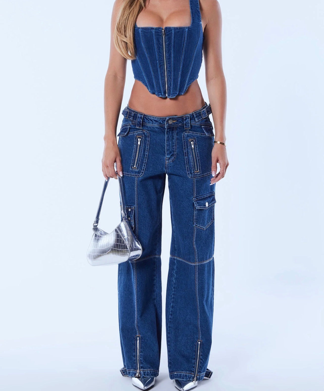 Dope Soul Wide Leg Cargo Jeans